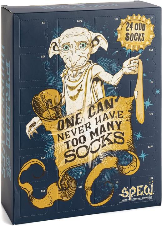 Productafbeelding Paladone Products Harry Potter: adventskalender - Odd Socks (Eén maat voor iedereen)