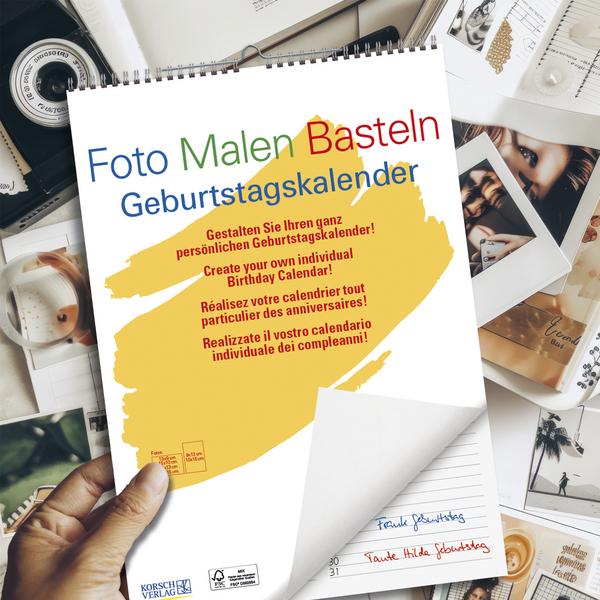 Produktbild Blankokalender Geburtstag A4 (21 x 29.7 cm)