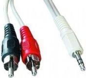 Produktbild Gembird 2xRCA, M/M Audio-Kabel (2.50 m, 3.5mm Klinke (AUX), Cinch)