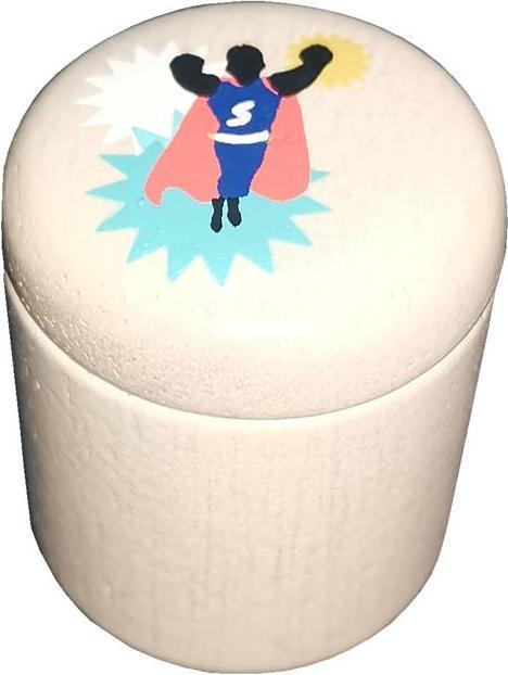 Actual product image Spielba Milk Tooth Can Superman