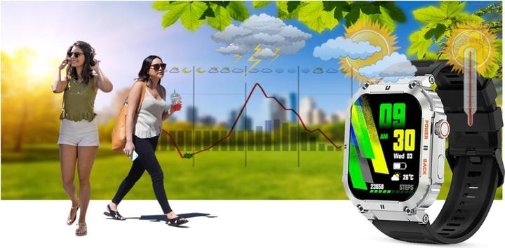 Image du produit Gravity SMARTWATCH MĘSKI GT6-5 - WYKONYWANIE POŁĄCZEŃ, MONITOR SNU (sg020e) (42 mm)