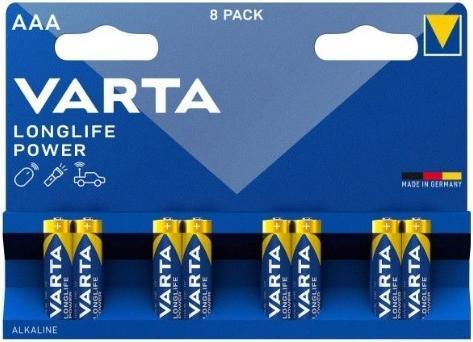 Immagine prodotto Varta Batteria LongLife Power Micro AAA, 8 pezzi (8 pz., AAA)
