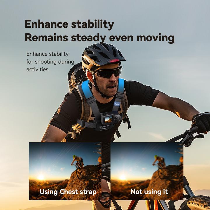 Image du produit Telesin Vest Chest Strap with Quick Release for action cameras