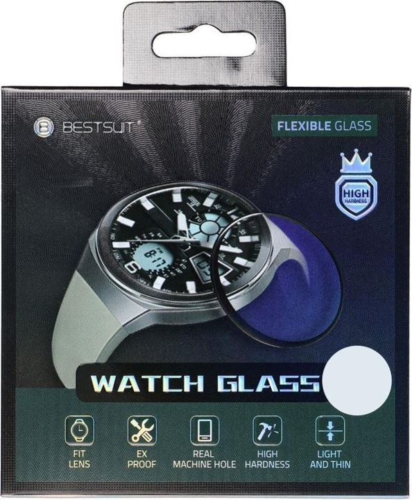 Immagine prodotto Bestsuit Protezione dello schermo Vetro ibrido flessibile per Huawei Watch GT2 46mm
