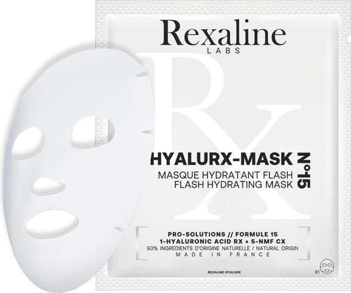 Actual product image Rexaline Plate mask for immediate hydration Hyalurx (Flash Hydra ting Mask) 20 ml (20 ml)