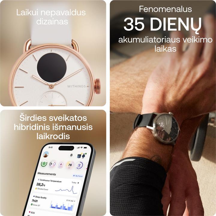 Produktbild Withings ScanWatch 2 (38 mm, nur WLAN)