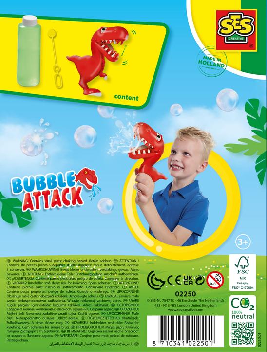 Produktbild Ses Bubble Happer Dino Seifenblasen