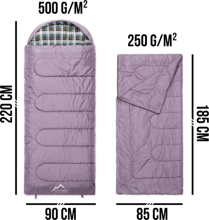 Actual product image Normani Outdoor-Schlafsack Extrem 4-In-1 Antarctica (220 cm)