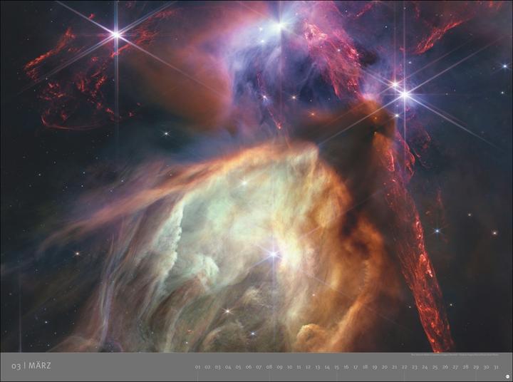 Actual product image Kosmos - Edition Alexander von Humboldt Kalender 2026 (78 x 58 cm, German)