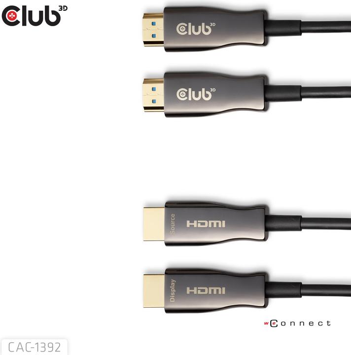 Actual product image Club 3D Club3D HDMI-Kabel A -> A 2.1 aktiv opt. 8K60Hz UHD 30 Meter retail (30 m)