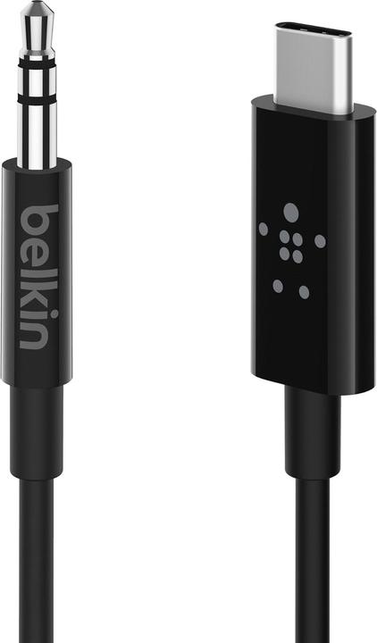 Produktbild Belkin RockStar 3,5mm Aud./USB-C Kabel 0,9m (0.90 m, 3.5mm Klinke (AUX))