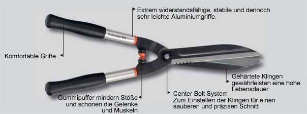 Produktbild Bahco Heckenschere P51H-SL 73cm/15mm (Manuell)