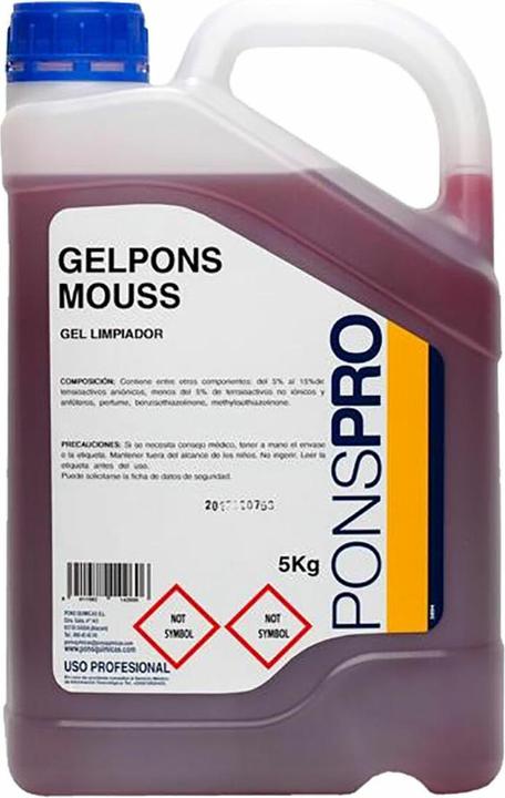 Produktbild Ponspro Handseife Gelpons Mouss Rosa 5 L (Handseife Nachfüllpackung, 5000 ml)