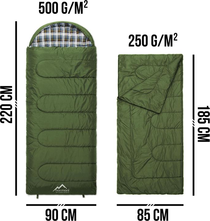 Produktbild Normani Outdoor-Schlafsack Extrem 4-In-1 Antarctica (220 cm)