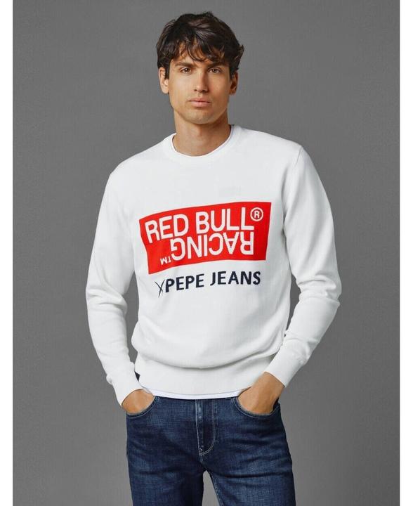 Produktbild Pepe Jeans RBR Intarsia Logo Strick Pullover mit Rundhalsausschnitt (XXL)