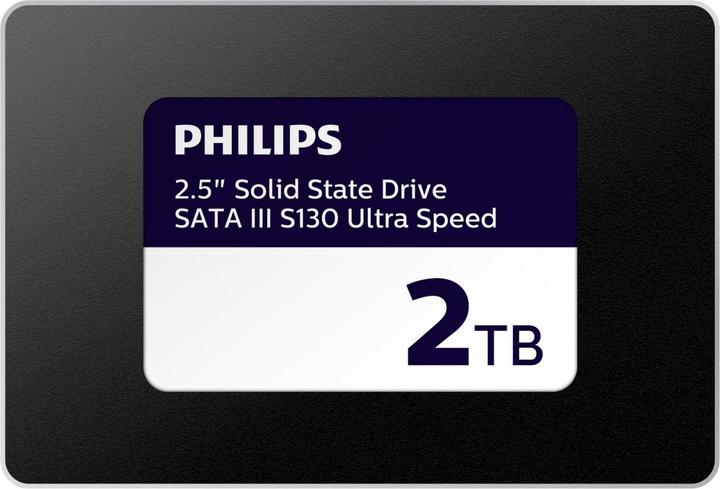 Actual product image Philips Internal SSD 2TB 2.5 SATA III S130 Ultra Speed (2000 GB, 2.5")