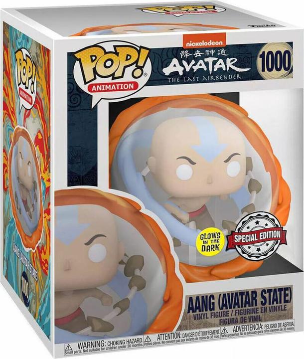 Produktbild Funko POP Avatar The Last Airbender Aang All Elements Glow in the Dark Exclusive