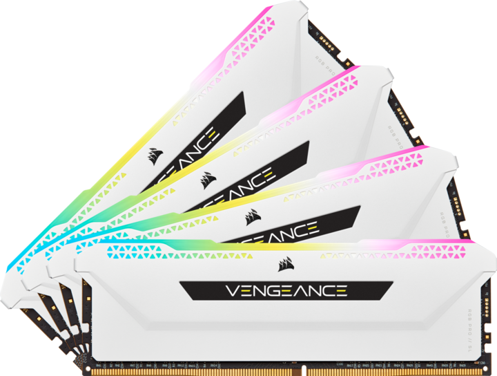 Productafbeelding Corsair Vengeance RGB Pro SL (4 x 8GB, 3200 MHz, DDR4 RAM, DIMM 288 pin)