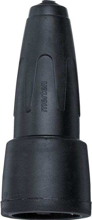 Produktbild Merten Schwere Vollgummi-SCHUKO- 173091 Kupplung schwarz