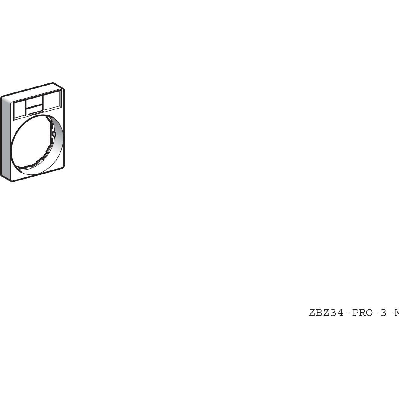 Thumbnail - 10x Schneider Electric Etikettenhalter ZBZ34, Automatisierung