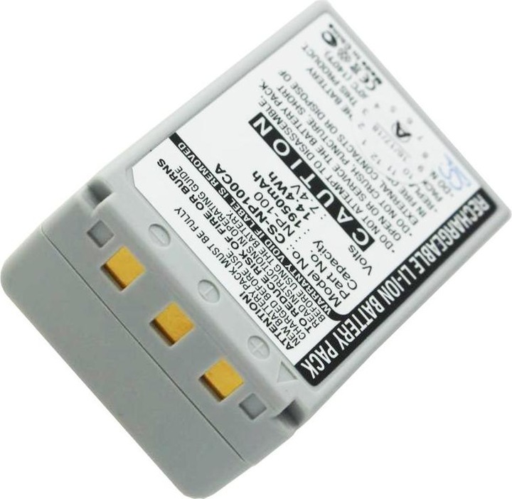 Image du produit AccuCell Batterie Casio NP-100 Batterie Exilim EX-F1 (Batterie)