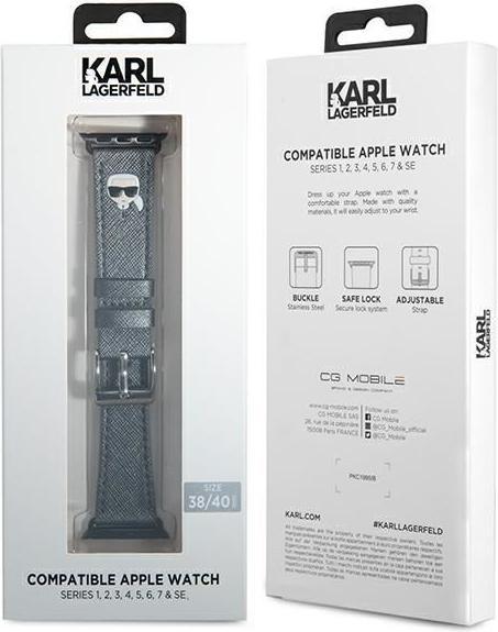 Produktbild Karl Lagerfeld Karl Heads (41 mm, 38 mm, 40 mm, Saffiano)