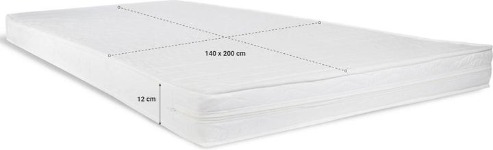 Image du produit Homestyle4u Matelas confort Matelas à roulettes (140 x 200, Noyau de mousse)