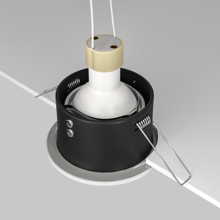 Image du produit Maytoni Zoom Downlight, Luminaire encastré GU10 rond Blanc IP65 résistant à l'eau Ø85mm (GU10)