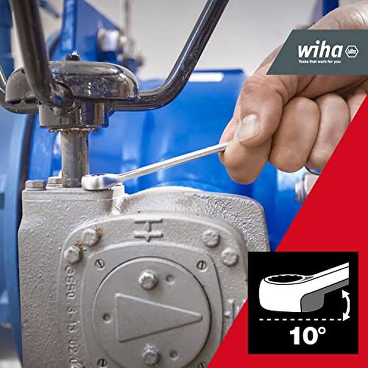 Immagine prodotto Wiha 45321 Set di chiavi combinate 13 pezzi 6 - 22 mm (19 mm, 6 mm, 12 mm, 14 mm, 22 mm, 10 mm, 7 mm, 17 mm, 11 mm, 8 mm, 9 mm, 13 mm)