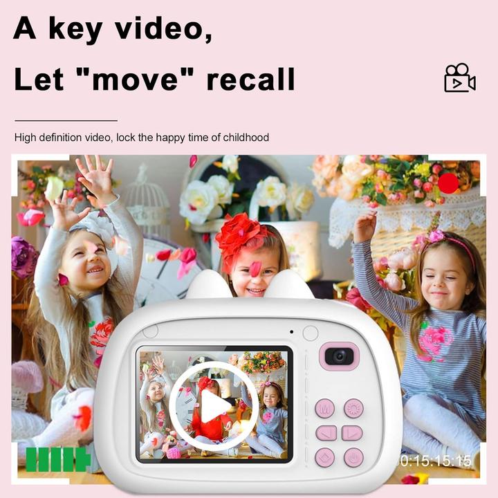 Produktbild Supbro Kinderkamera J0002 mit Silikonhülle und 1080P HD