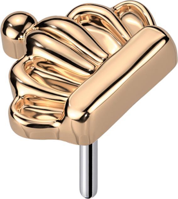 Immagine prodotto Star Piercing Corona Threadless oro rosa (senza ottone, Titanio)