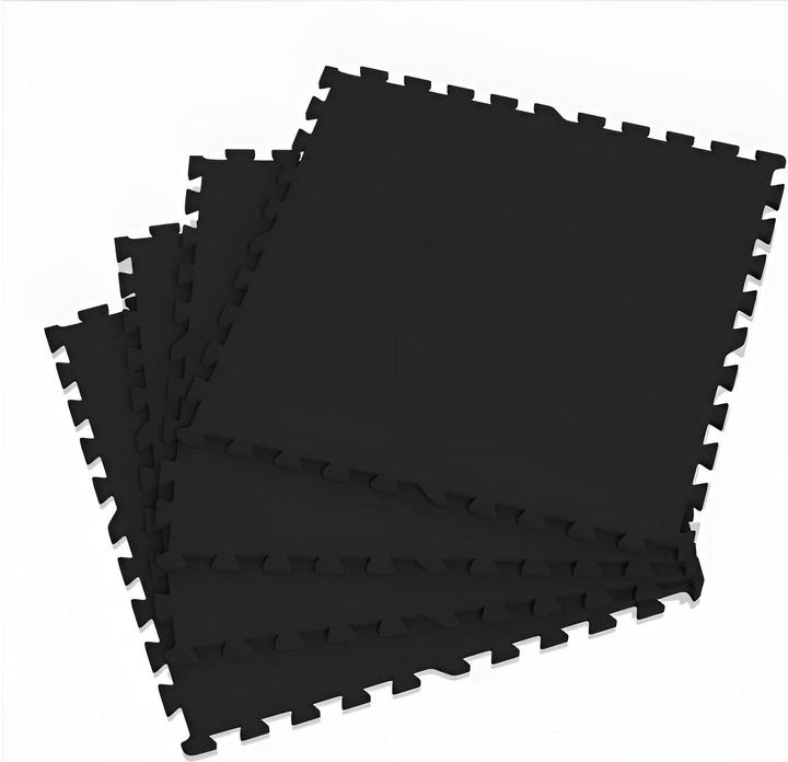 Immagine prodotto Gorilla Sports Schutzmattenset Gummi mit 4 Teilen (1 cm)