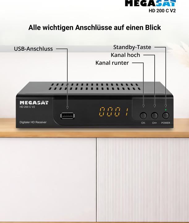 Produktbild Megasat HD200 C V2 (DVB-C)