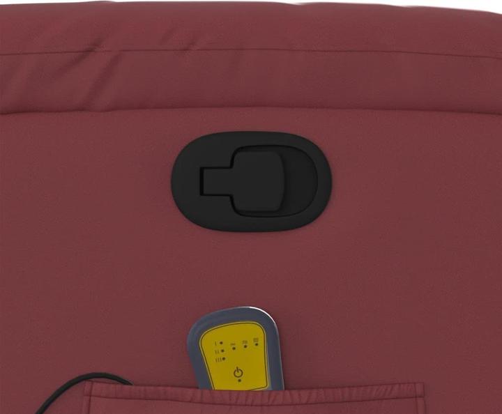 Immagine prodotto vidaXL Sedia da massaggio in similpelle rosso vino, colore: rosso vino, materiale