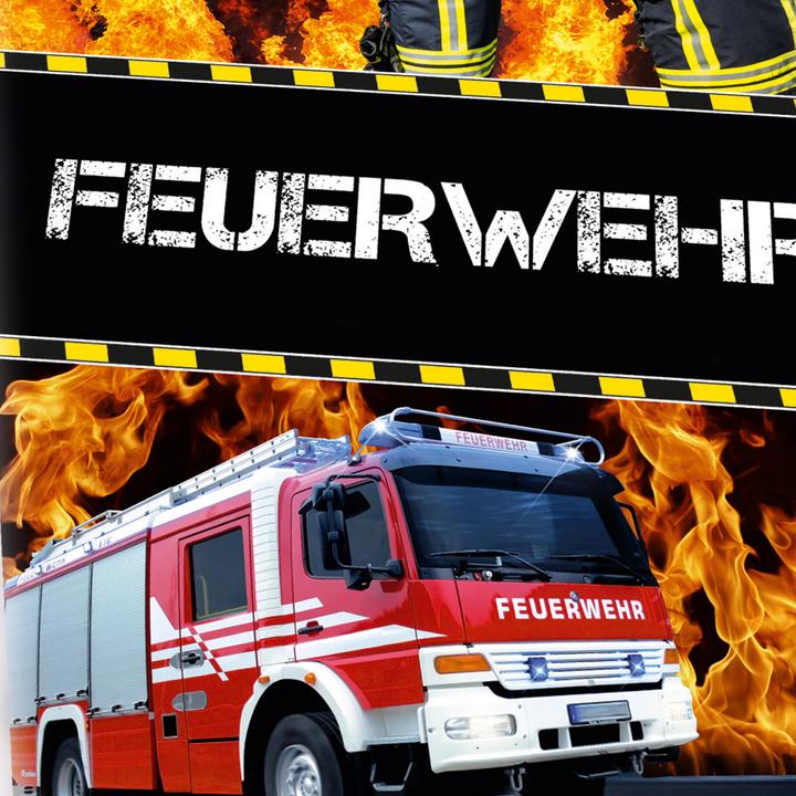 Actual product image Herding Reversible bedding "Fire brigade (80 x 80 cm)