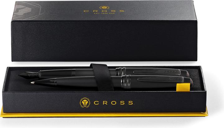 Produktbild Cross Schreibset Bailey schwarz (Mattschwarz, 2 x)