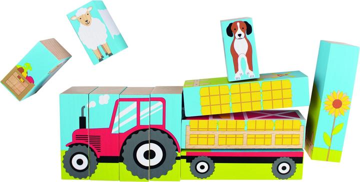 Image du produit Beleduc Puzzle à assembler La ferme (12 pièces)