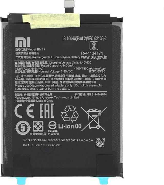 Xiaomi Akku BM4J 4500mAh Redmi Note 8 Pro 46BM4JA030H8