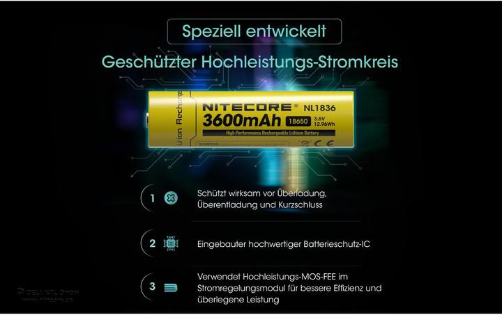 Productafbeelding Nitecore BATTERIJHOUDER LI-ION 3,6V