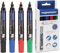 Produktbild Magnetoplan Board- und Flipchartmarker (Gelb, 3 mm, 4 x)