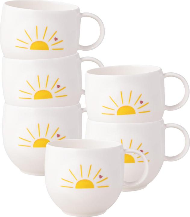 Produktbild Villeroy & Boch With Love Henkelbecher Hello Sunshine (290 ml, 6x)