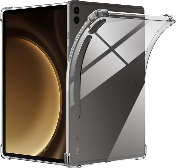 Actual product image Screenguard Samsung Galaxy Tab S9 FE+ Case Crystal Soft Airbag Bumper (Samsung Galaxy Tab S9 FE+)