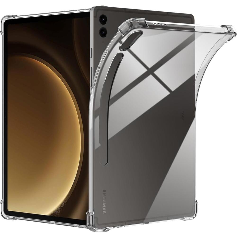 Thumbnail - Screenguard Samsung Galaxy Tab S9 FE+ Hülle Crystal Soft Airbag Bumper (Galaxy Tab S9 FE+), Tablet Hülle, Transparent