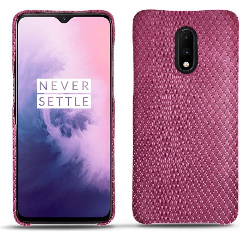 Noreve Lederschutzhülle (OnePlus 7), Smartphone Hülle, Rosa