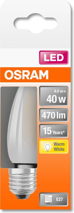 Produktbild Osram Led Retrofit Classic B (E27, 40 W, 470 lm, 1 x, E)