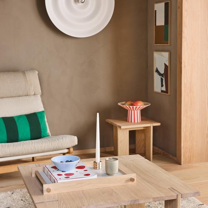 Produktbild OYOY Living Dekoschale Toppu Centerpiece Rot/Weiss