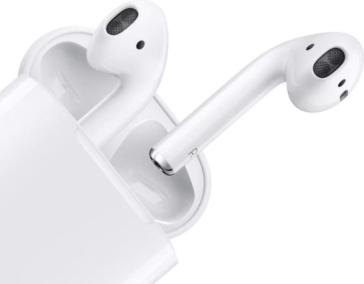 Produktbild Apple AirPods 2nd Gen. mit kabellosem Ladecase (2019) (Keine Geräuschunterdrückung, 5 h, Kabellos)