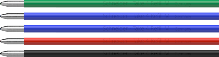 Actual product image Schneider Take (Refill, Black, Blue, Green, Red)