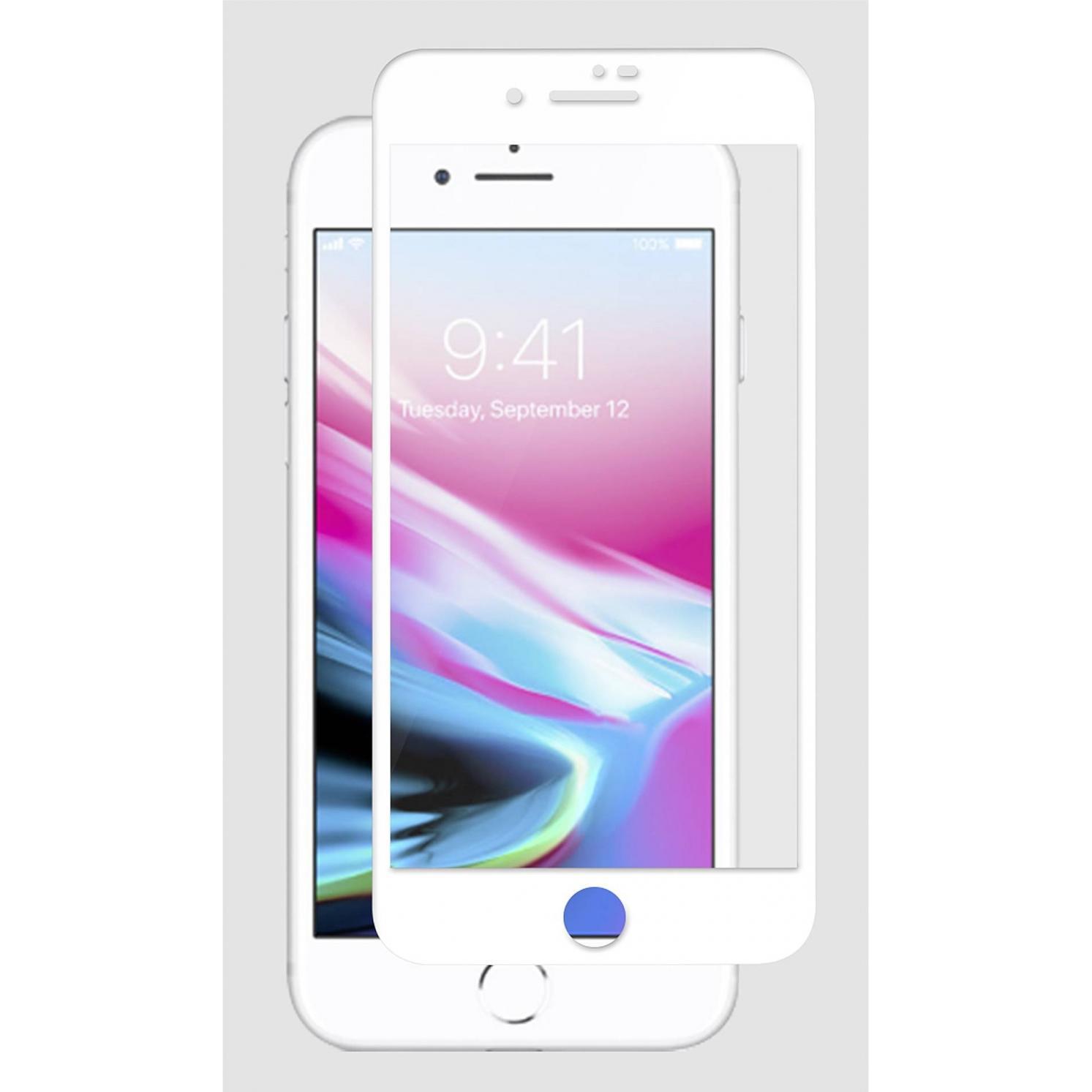 Thumbnail - Woodcessories 3D Premium Glass iPhone 6+/ 7+/ 8+ White (1 Stück, Apple iPhone 6 Plus), Smartphone Schutzfolie, Weiss