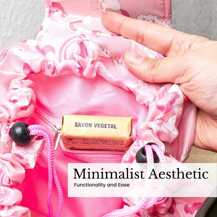 Produktbild Intirilife Kosmetiktasche in ROSA WEISSE PFERDE